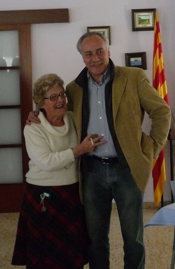 Araceli Subias amb Joan Carretero en una foto d'arxiu 